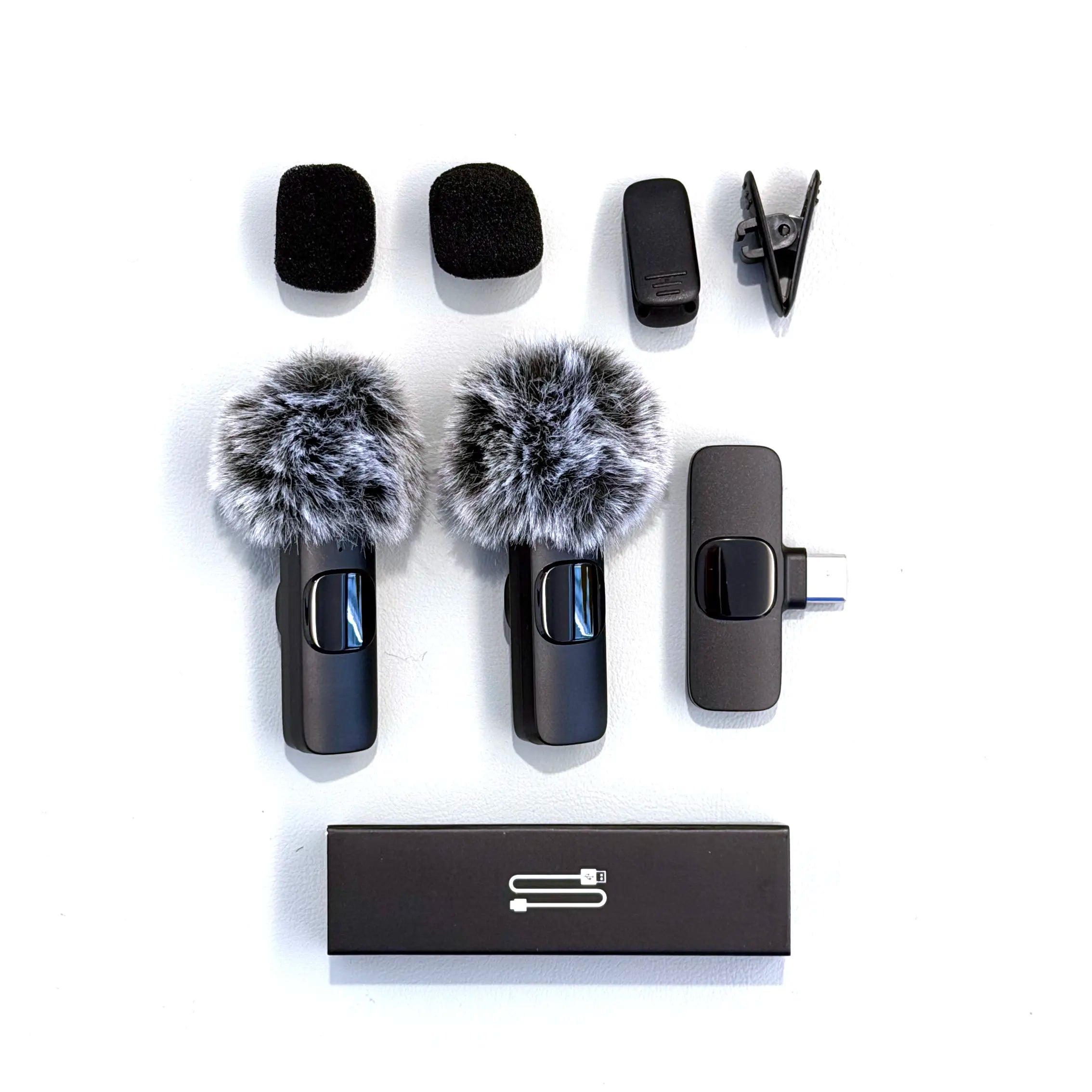 Elevate Your Audio Experience with Dual Sound Mini Mics for iPhone, Android & iPad – Your Ultimate Portable Solution for Crystal Clear Voice Capture and Effortless Content Creation