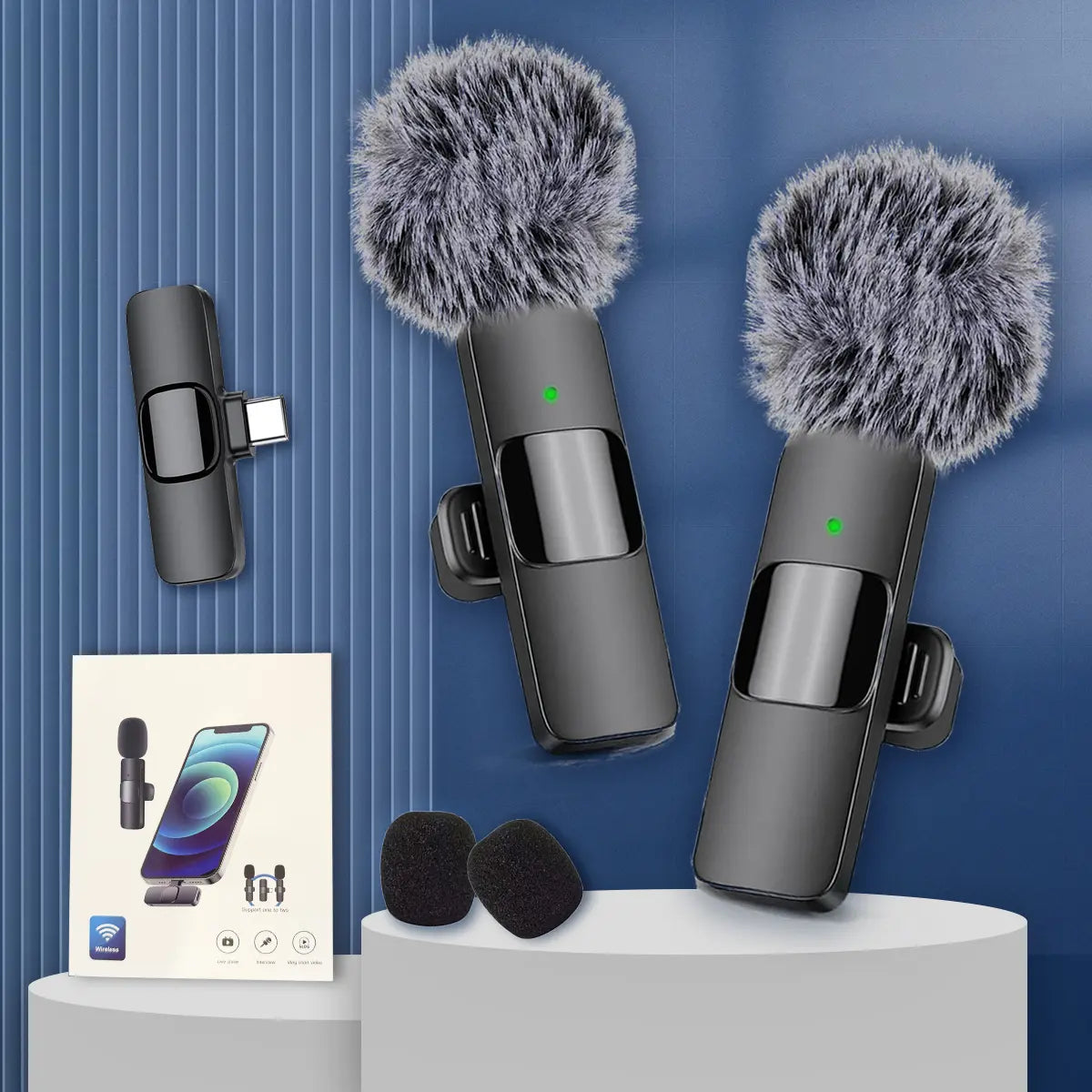 Elevate Your Audio Experience with Dual Sound Mini Mics for iPhone, Android & iPad – Your Ultimate Portable Solution for Crystal Clear Voice Capture and Effortless Content Creation